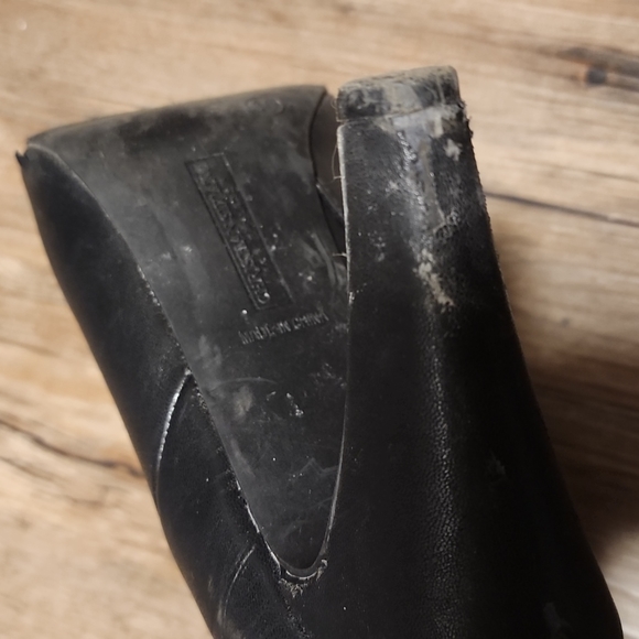 Calf high boots with zipper - Picture 5 of 5